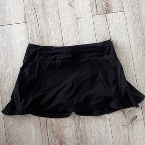 Lululemon Black Pleated Skort